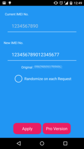 Change IMEI Number